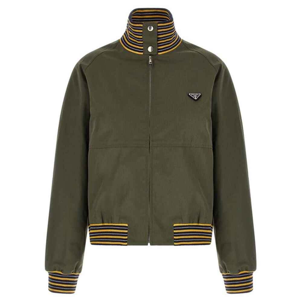 Prada Bicolor Polyester Women's Bomber